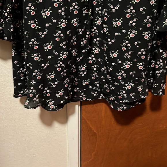 Top Shop blue floral ruffled dress-NWT - Picture 9 of 11